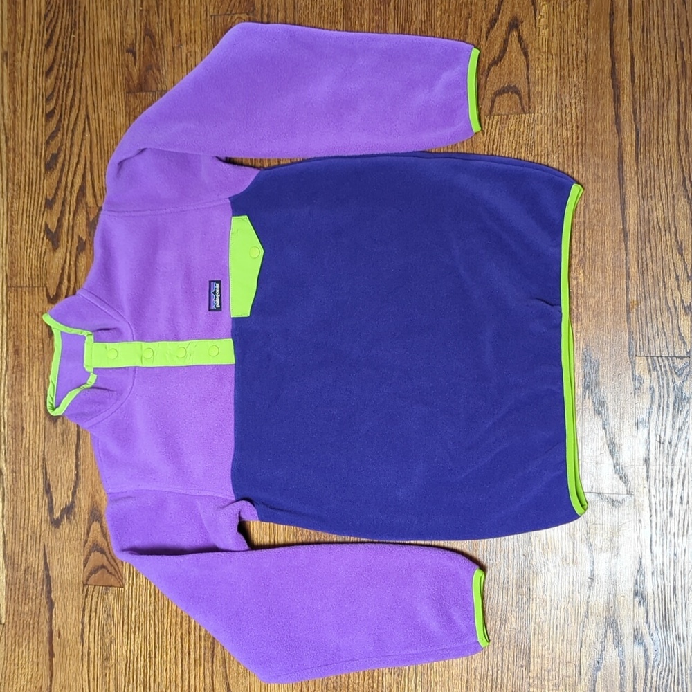 Patagonia Kids' Purple Synchilla Fleece
